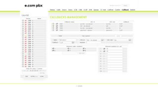 e.com pbx callback