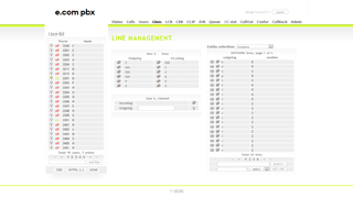 e.com pbx lines