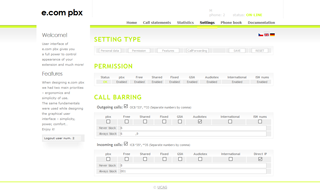 e.com pbx settings 2