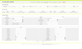 e.com pbx tester call tests