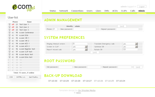 e.com light admin