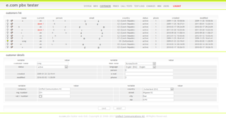 e.com pbx tester customers