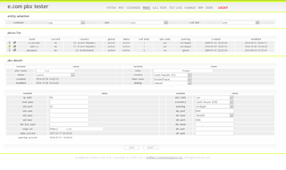 e.com pbx tester pbxes